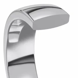 Kapea 3 mm vihkisormusta 9 karaatin valkokultaa - setit