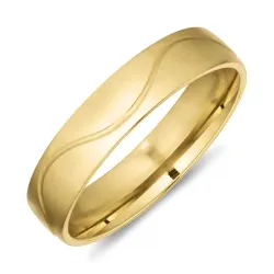 5 mm vihkisormus 9 karaatin kultaa