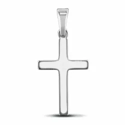 12 x 18 mm risti riipus  hopeaa - Amoré