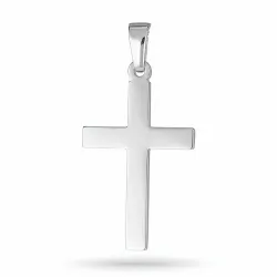 12 x 18 mm risti riipus  rodinoitua hopeaa - Amoré