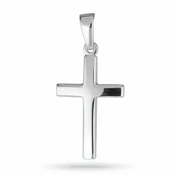 12 x 18 mm risti riipus  hopeaa - Amoré