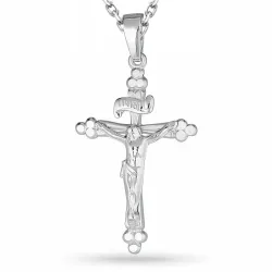 ristillä Jeesuksen kanssa kaulaketju hopeaa riipus hopea - Amoré