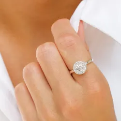 zirkoni sormus hopea