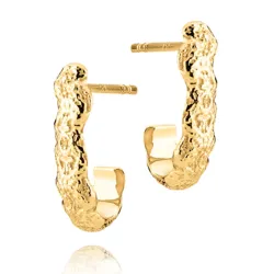 Sistie Universe rengaskorvakorut  kullattua hopeaa