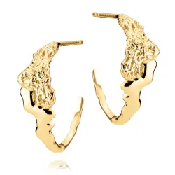 Sisite x Josephine rengaskorvakorut  kullattua hopeaa