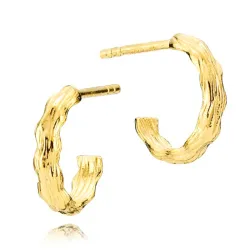 10 mm Sistie Ophelia rengas  kullattua hopeaa