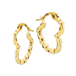 Sistie2ND Sia sydän rengas  kullattu teräs