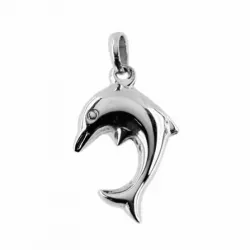 Elegantti delfiini riipus  hopeaa