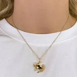 rapu riipus  kullattua hopeaa