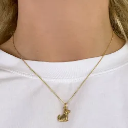 koirat riipus  kullattua hopeaa