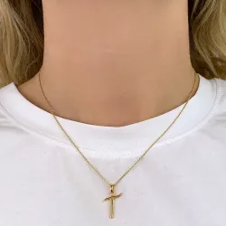 t-kirjain riipus  kullattua hopeaa - My Letter