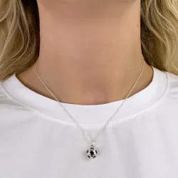 jalkapallo riipus  hopeaa