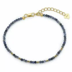 kivi rannekoru  sodaliitti ja hematite - Loom Stones