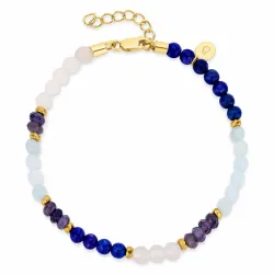 monivärisiä rannekoru  kivi