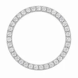pyöreä lab grown timantti riipus 14 karaatti valkokultaa 1,03 ct
