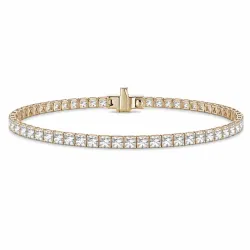 tennisrannekoru 3,14 ct 14 karaatin kultaa