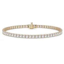 tennisrannekoru 2,69 ct 14 karaatin kultaa