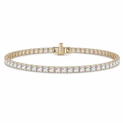 tennisrannekoru 2,86 ct 14 karaatin kultaa