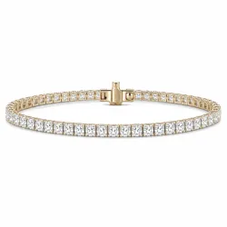tennisrannekoru 4,36 ct 14 karaatin kultaa