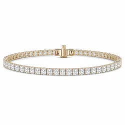 tennisrannekoru 4,64 ct 14 karaatin kultaa