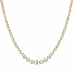 45 cm kaulaketju riipus 14 karaatin kultaa 6,02 ct
