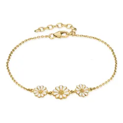 päivänkakkara rannekoru kullattua hopeaa - Maggie