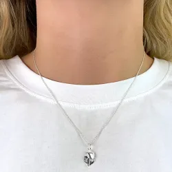 Usko-toivo-rakkaus riipus  hopeaa - Amoré