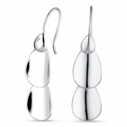 pitkät korvarenkaat  hopea