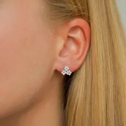 päivänkakkara nappikorvakorut  hopea - Majse