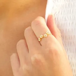 päivänkakkara rannekoru hopeaa - Majse