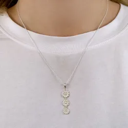 päivänkakkara kaulaketju hopeaa - Maggie