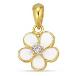 kukka riipus  kullattua hopeaa - Majse