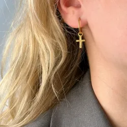 14 mm risti rengas  kullattua hopeaa - Amoré