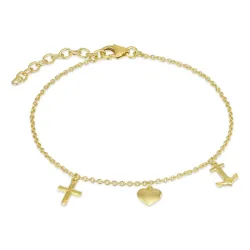 Usko-toivo-rakkaus elastinen rannekoru elastinen - Amoré