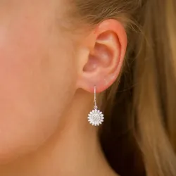 11 mm päivänkakkara korvarenkaat  hopea - Matilda