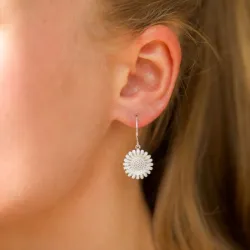 14,5 mm päivänkakkara korvarenkaat  hopea - Matilda