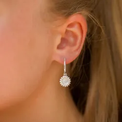 18 mm päivänkakkara rengas  hopea - Matilda