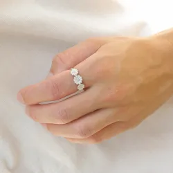 päivänkakkara sormus hopea - Maggie