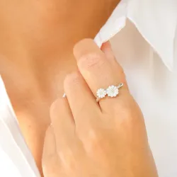 päivänkakkara sormus hopea - Maggie