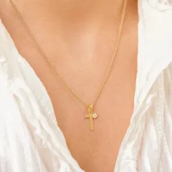 t-kirjain riipus  kullattua hopeaa