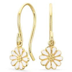 päivänkakkara korvarenkaat  kullattu hopea - Maggie