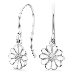 päivänkakkara korvarenkaat  hopea - Maggie