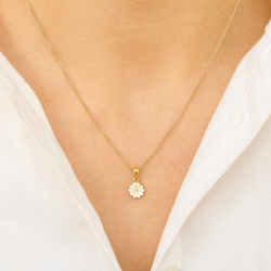 päivänkakkara riipus  kullattua hopeaa - Maggie