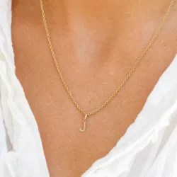 j-kirjain riipus  8 karaatin kultaa - My Letter