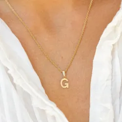 g-kirjain riipus  8 karaatin kultaa - My Letter
