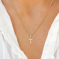 t-kirjain riipus  8 karaatin kultaa - My Letter