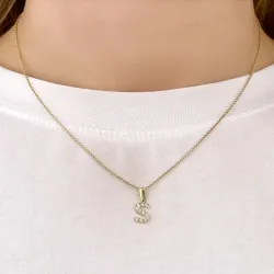 s-kirjain riipus  8 karaatin kultaa - My Letter