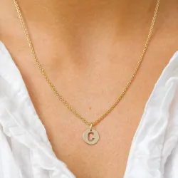 c-kirjain riipus  8 karaatin kultaa - My Letter