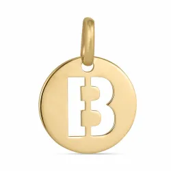 b-kirjain riipus  8 karaatin kultaa - My Letter