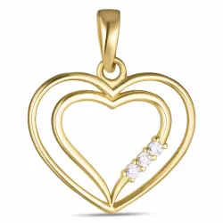 sydän riipus  9 karaatin kultaa - Gold Collection